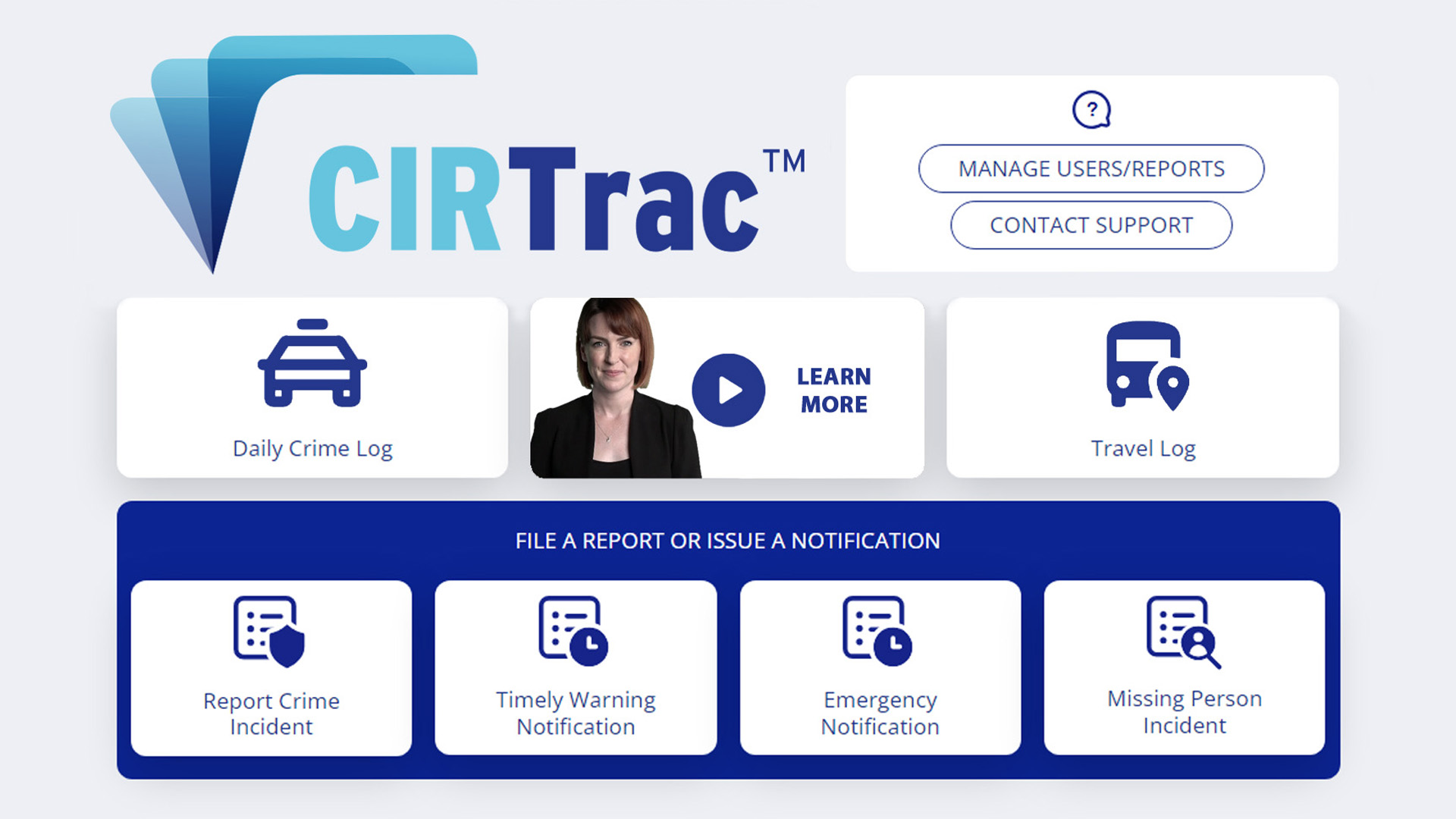 Simplifying Clery Act Compliance for Educational Institutions – Introducing CIRTrac™